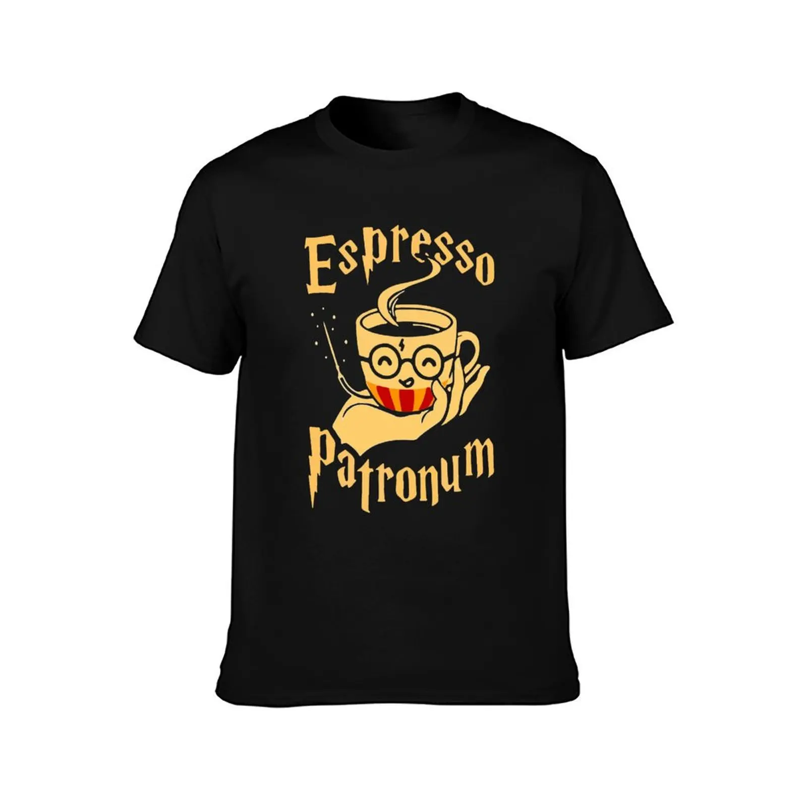 Espresso Patronum T-Shirt Summer Casual Cotton Tee Oversized Streetwear Tops Vintage Graphic Print Loose Fit Short Sleeve