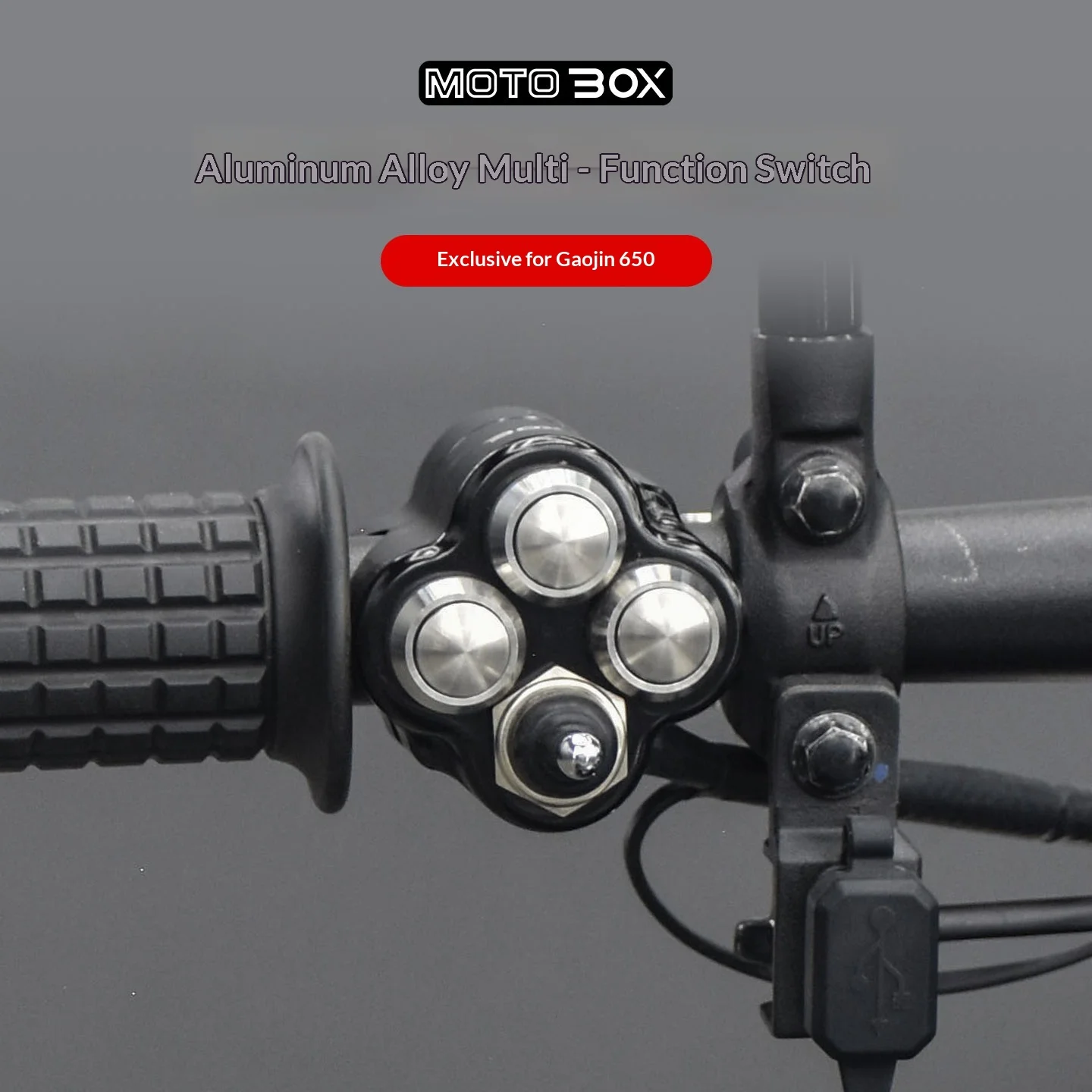 【Premium】For GAOKIN Thor650 Modified Vintage Motorcycle Simple Switch Assembly for Motorcycle and Electric Bicycle Handlebars