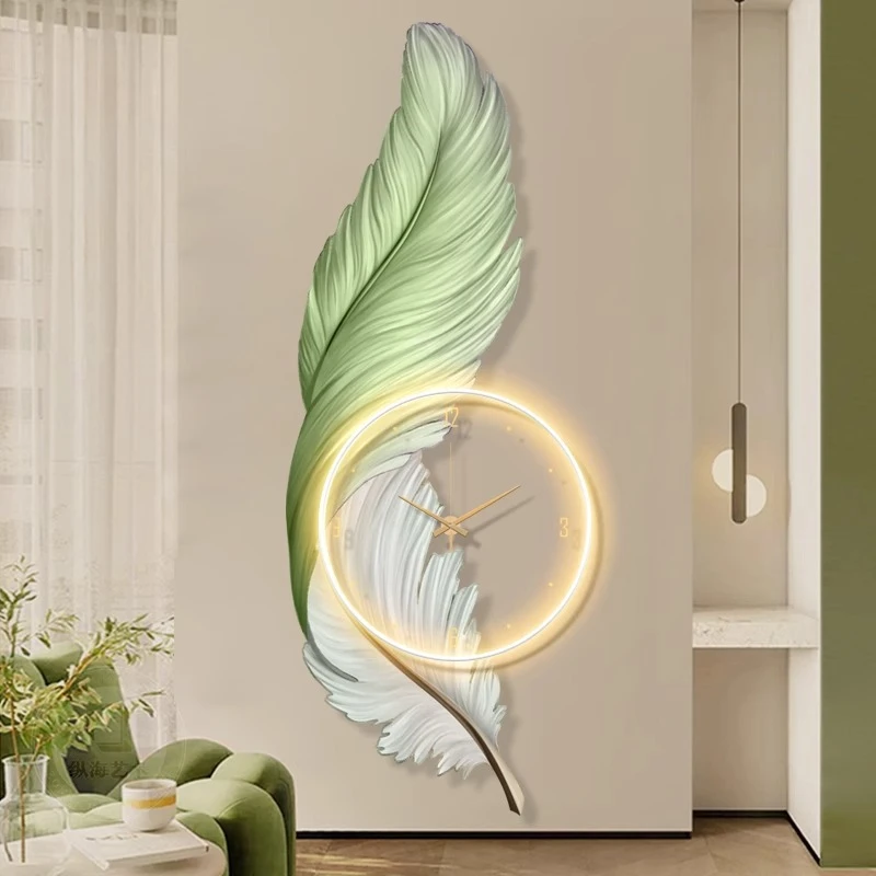 

Digital Unusual Wall Clock Minimalist Art Automatic European Luminous Wall Clock Modern Creative Classic Horloge Room Decorarion