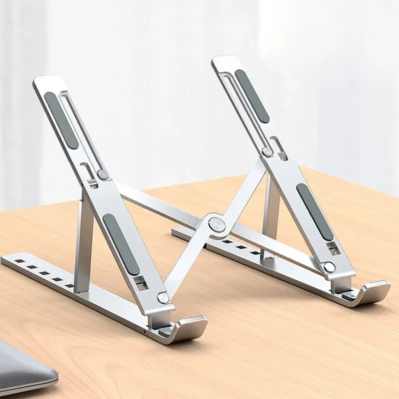 Multifunctional N3 Aluminum Alloy Laptop Stand Portable Folding Ergonomic Adjustable Notebook Computer Holder for Tablet PCs