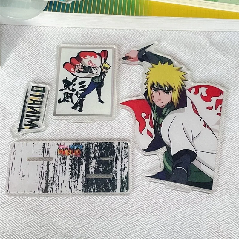 Naruto Uzumaki Naruto Acryl Plaque Anime Actiefiguren Cartoon Speelgoed Gepersonaliseerde Paar Ornament Decoratie Kid Kerstcadeau
