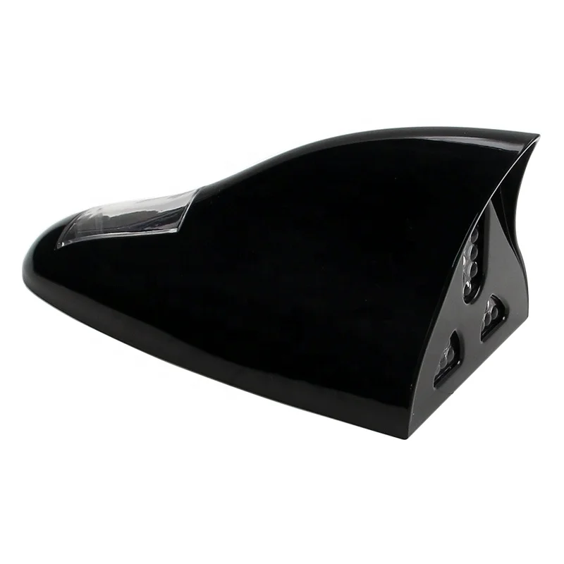 

D10C Customized Solar Shark Fin Antenna LED Light Antennas Remote Control Flashing Warning Lights for Cars Exteriors Accessories