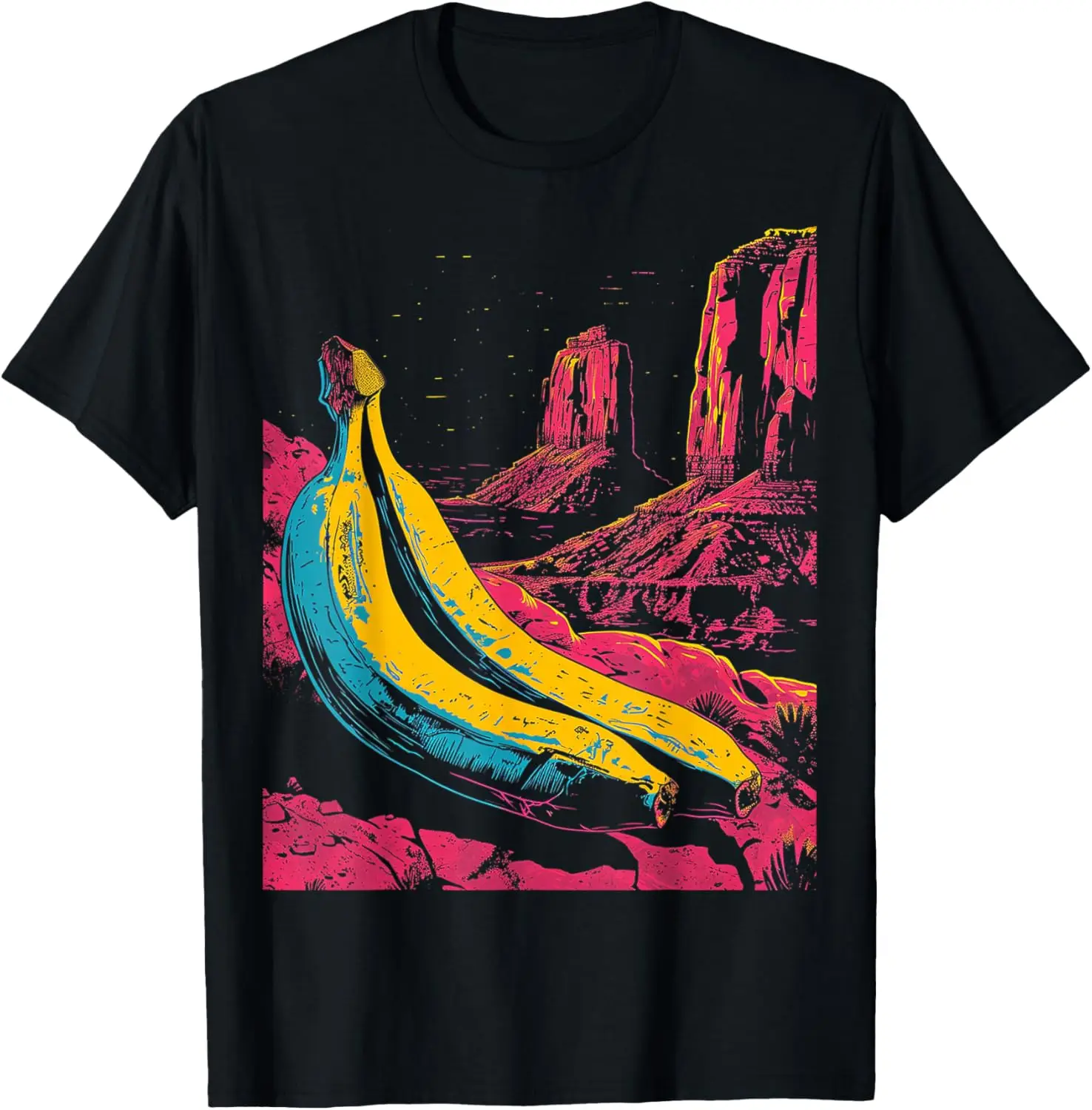 

Banana Nature Art Fruit Graphic Motif Banana T-Shirt