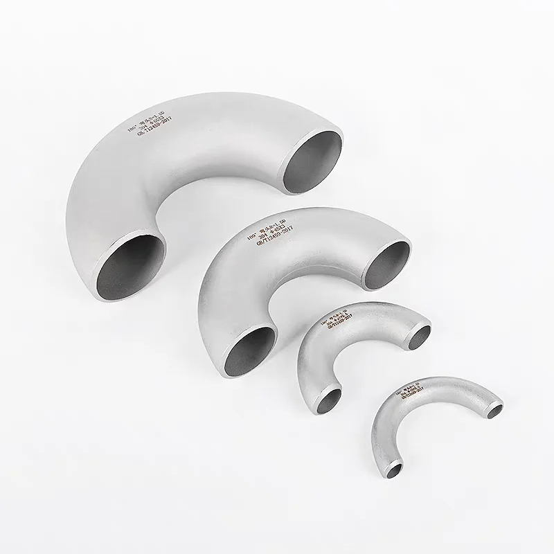

304 Stainless Steel 180° Elbow Stamping Industrial Grade Welded Pipe Fittings Elbow Butt Joint Short Elbow