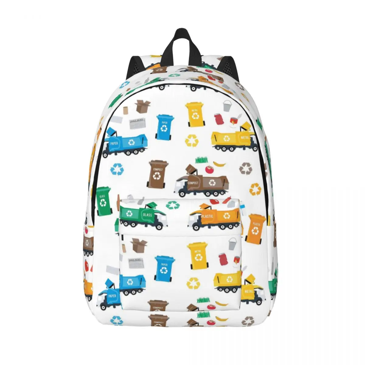 

Красочные перерабатывающие мусороссовки и контейнеры, рюкзаки для мальчиков и девочек, сумка для книг, повседневная сумка на плечо, дорожный рюкзак, школьные сумки для студентов