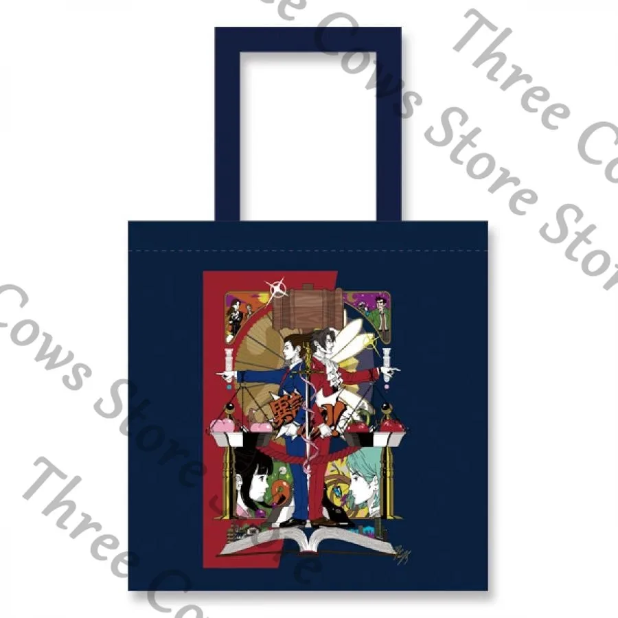 

Аниме Ace Attorney Phoenix Wright Miles Edgeworth косплей мультфильм холщовая сумка сувенирный чехол блокнот талисман рабочая тетрадь подарок