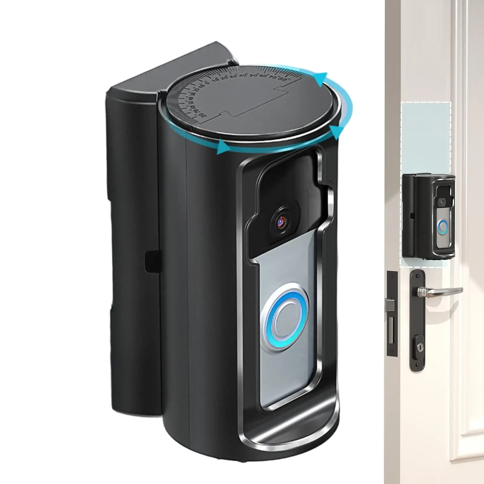 Ring Doorbell Mount No Drill Ring Door Holder Doorbell Mount No Drill Adjustable Ring Doorbell Case