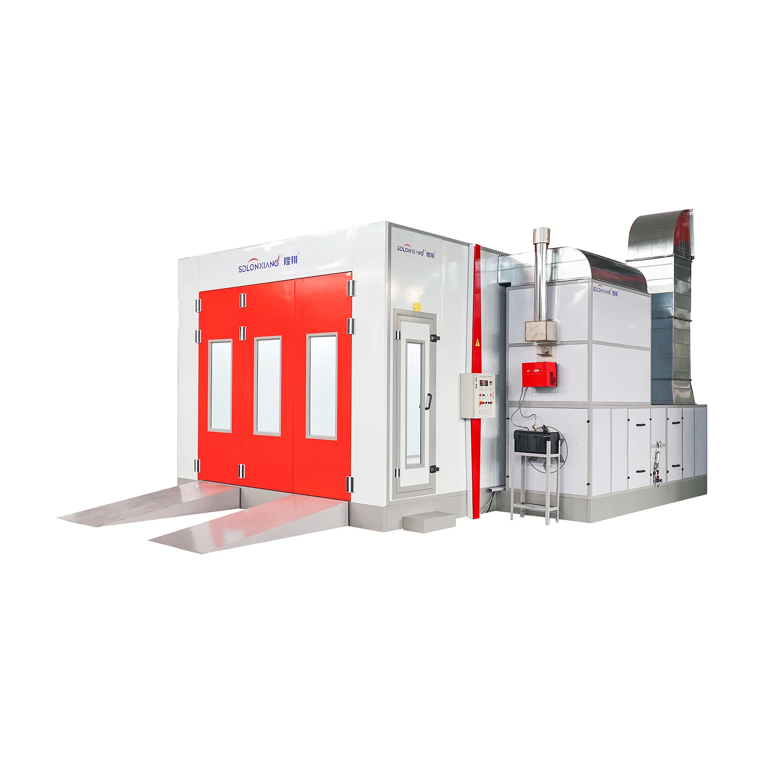 Factory Hot Selling Longxiang LX-D3 Spray Booth Electric Heating LED Lighting Centrifugal Fans Environmental 3-Filter Process