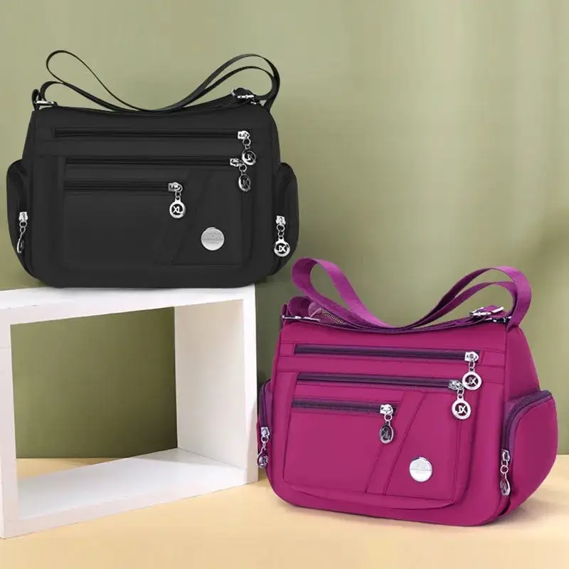 Wysokiej jakości damska nylonowa wodoodporna torba Messenger torby dla pani Crossbody o dużej pojemności podróżna torba na ramię torebki na co dzień