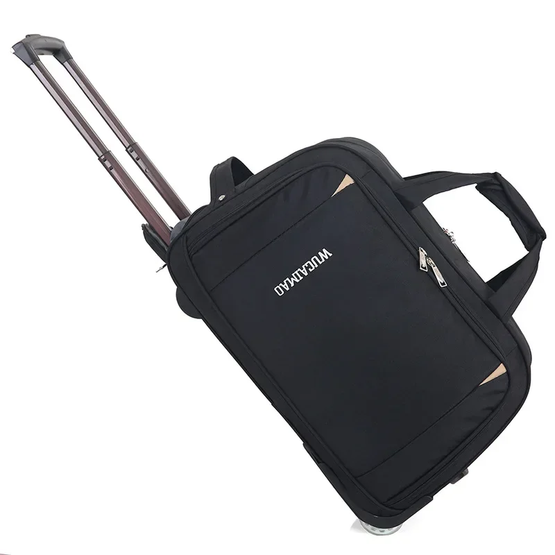 New Trolley Wheeled Carrying Bag Rolling Suitcase Bag Waterproof Travel Duffle Bag with Wheels Carry on Luggage Suitcase