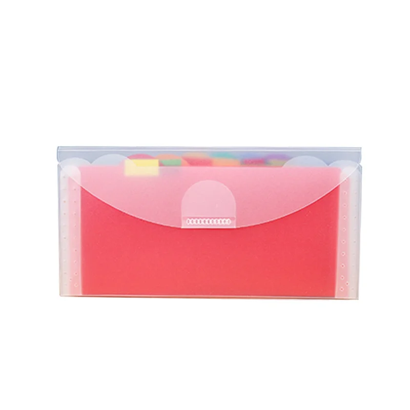 Portable Expanding File Folder Receipt Classification Organizer for Case Office Products Storage Organ Bag for Filing Bi