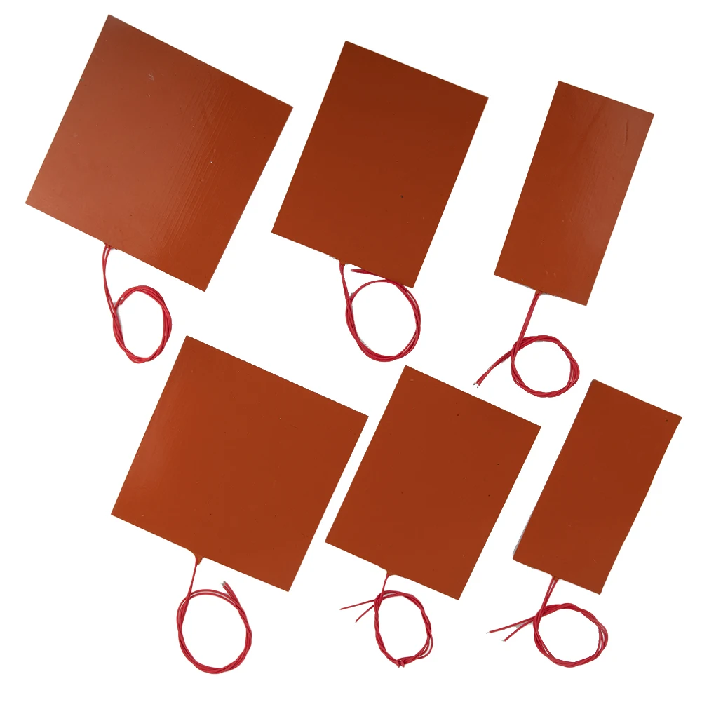 Electric Silicone Heating Plate Heater Pads Mat Flexible Heat Coil Fast Heating Stable High Temperature Performance