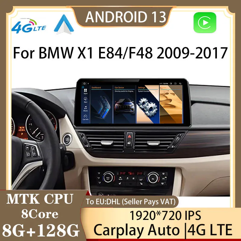 

Factory Price 12.5" HD Android 13 Car Radio Apple Carplay AUTO GPS Navigation For BMW X1 E84 F48 Bluetooth Multimedia Player 4G