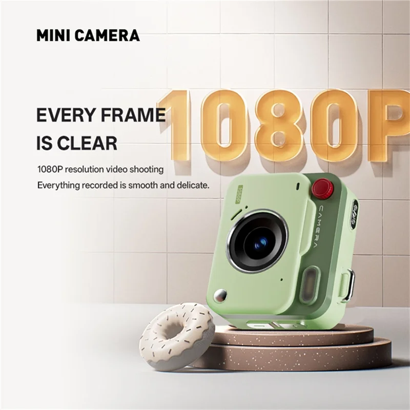 B92B-1080P HD كاميرا رقمية صغيرة للأطفال والطلاب 1.77 بوصة IPS عرض CCD ريترو كاميرا رقمية صغيرة مدمجة #5