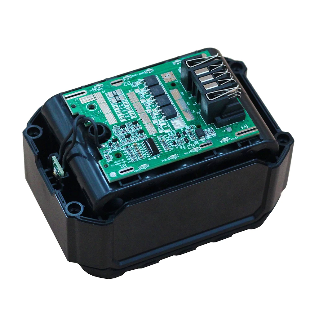 Caja de batería DCB200 9.0Ah de último diseño para DEWALT 18V 20V DIY DCB184 BMS placa PCB protección de descarga pantalla LED potencia