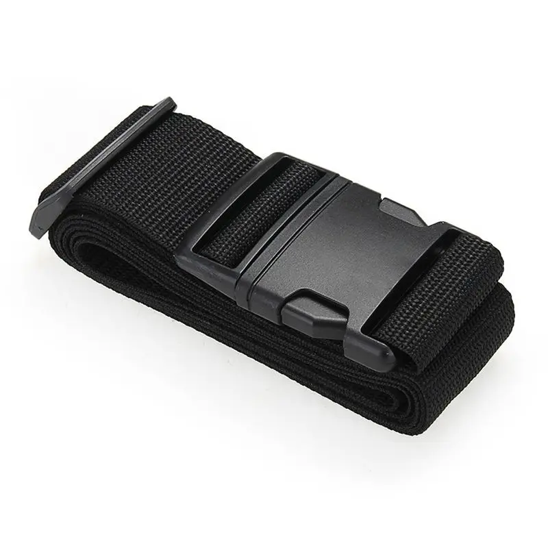 Hot kf-3X Luggage Belt Strap Belt Cord Rope Black For Suitcase Travel Bag 2M