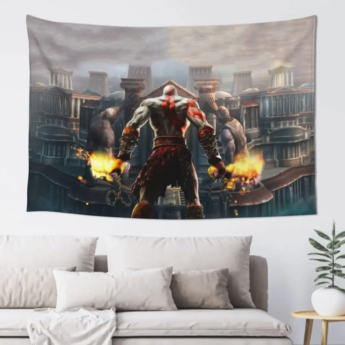 Kratos Tapestry Decoration Room Room Decorations Room Decor For Girls Tapestry