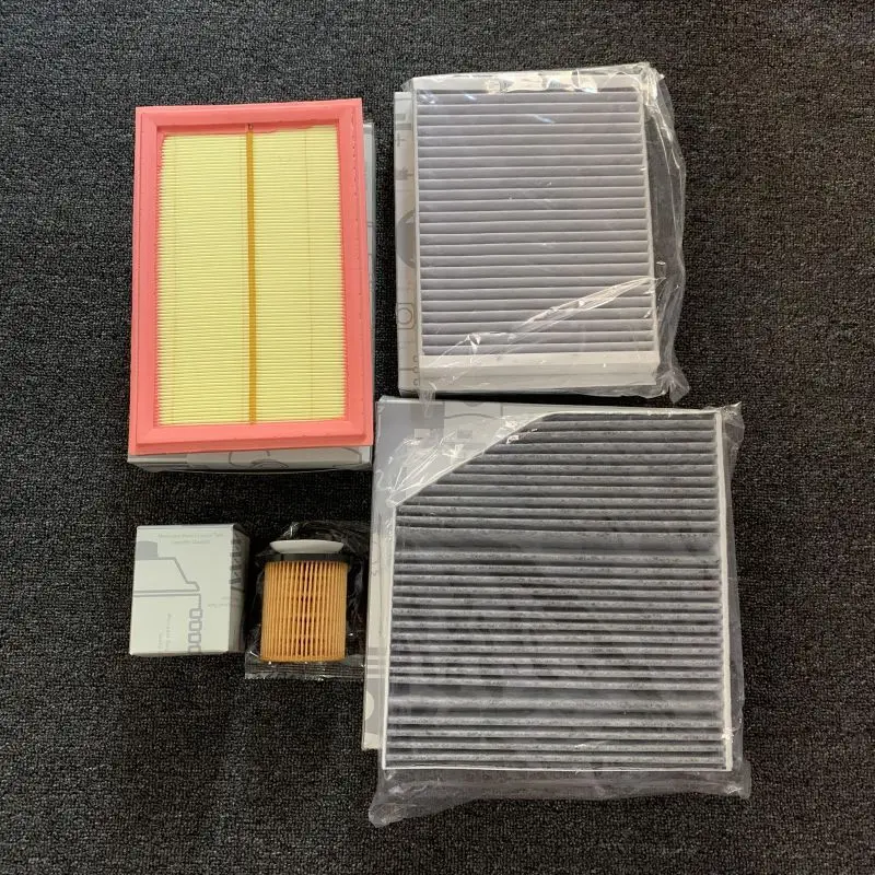 A2740940104 Air Filter+ A1668300218 + A2058350147 + A2701800109 For Benz C200 C200L C260L C300 C350eL (W205)  2.0T 2014-