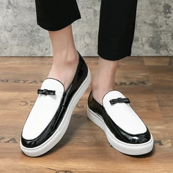 Genuine Leather Men Shoes Casual Luxury Brand Men Size 38-47 Loafers Italian Moccasins Slip on Men Driving Shoes Chaussure Homme