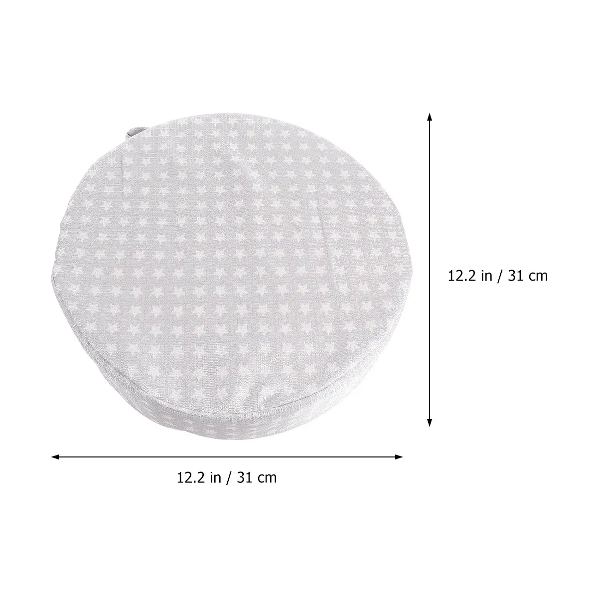 1Pcs Toddler Seat Pad Booster Cushion for Dining Chairs Round Design High Density Foam Washable Non Slip Bottom Comfortable
