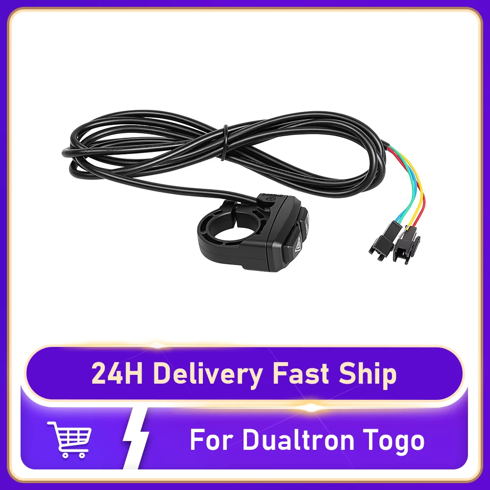 For Dualtron Togo Electric Scooter ECO TURBO Single Dual Drive Mode Switch Electric Scooter Double Warning Button Parts