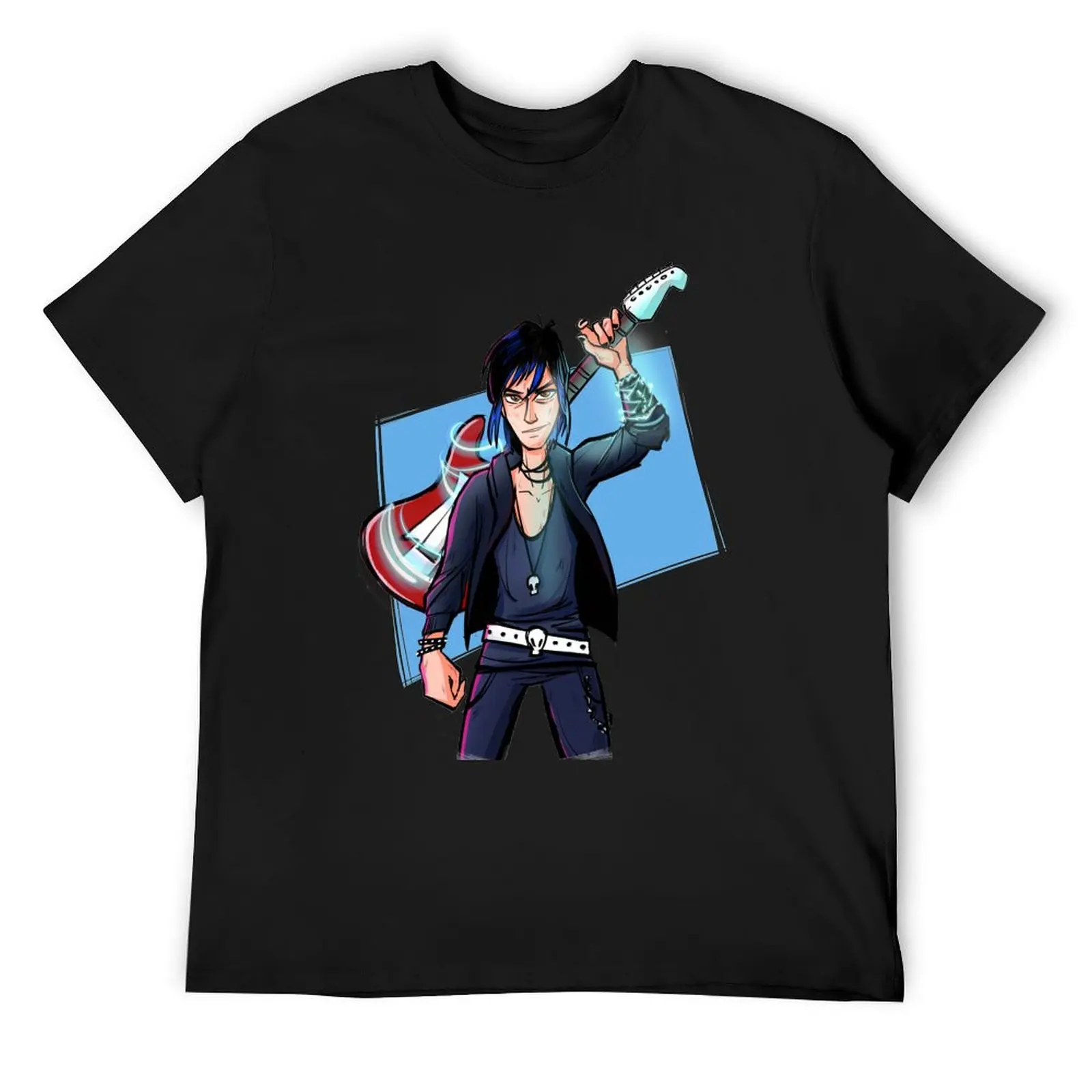 

Douxie  Spellcaster Guitar T-Shirt hippie clothes graphic shirts funny shirt cotton mens plain t shirts
