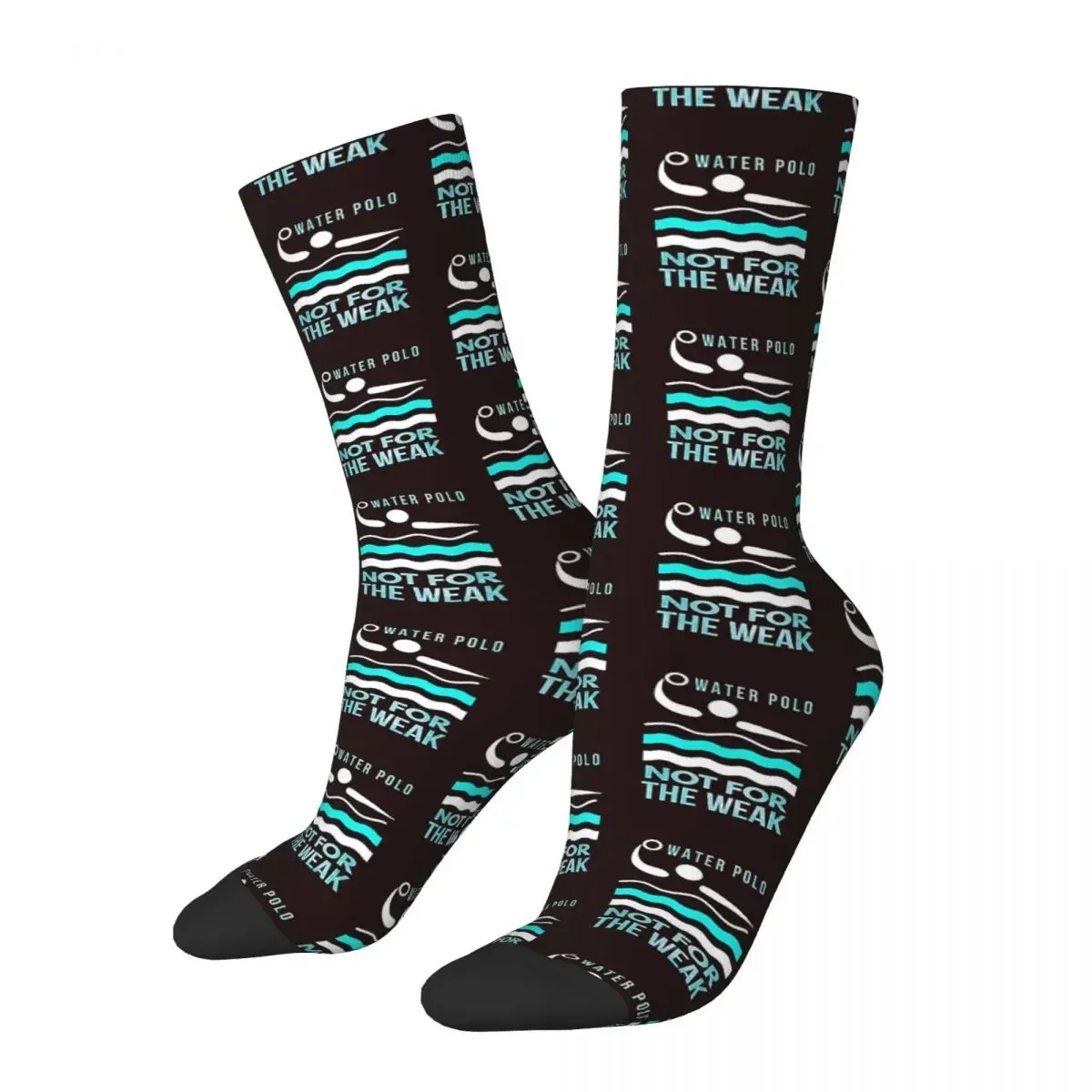 Waterpolo Its Not For The Weak Socks Harajuku Super Soft Stockings All Season Long Socks Accessories for Unisex Christmas Gifts