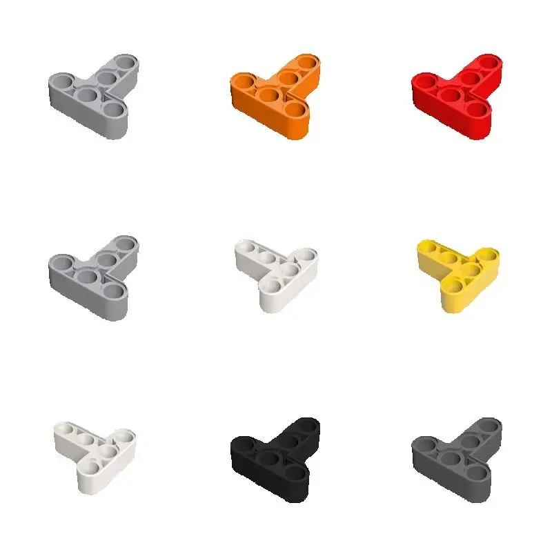 100PCS MOC 60484 Liftarm Building Blocks Kit Modified T-Shaped Thick 3x3 Brick Particle Educational Toy Children Birthday Gifts