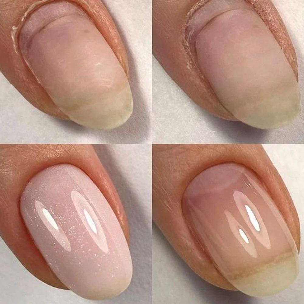KODIES GEL SOS Fiber Builder Nail Gel In A Bottle 15ML UV Semi Permanent Clear Pink Nail Strengthener Extension Construction Gel