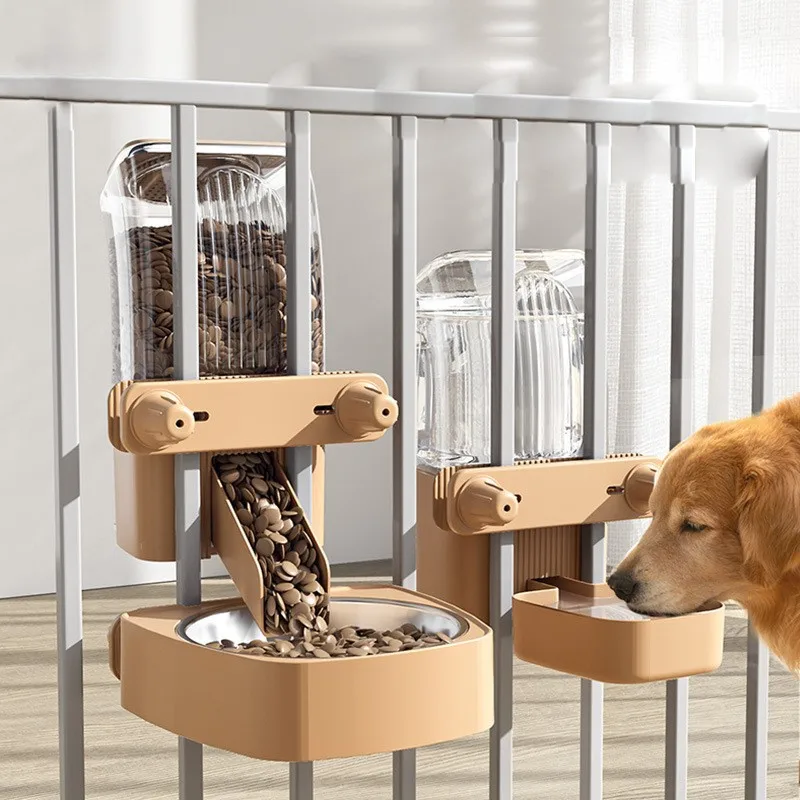 Creative Home Automatic Feeding Machine Dog Automatic Feeding Machine Hanging Automatic Water Feeding Machine Pet Supplies LJ203