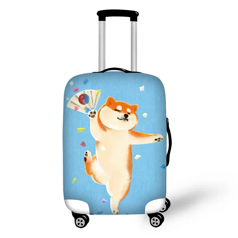 Personality Illustrat Design travel luggage suitcase cover storage bag case cover thick protective 18-30 inch Travel Accessories