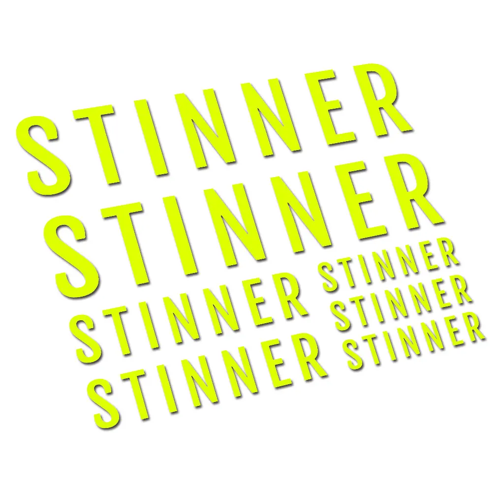 For Stinner Bikes Frame labels Sticker Decal Kit Bicycle Cycling
