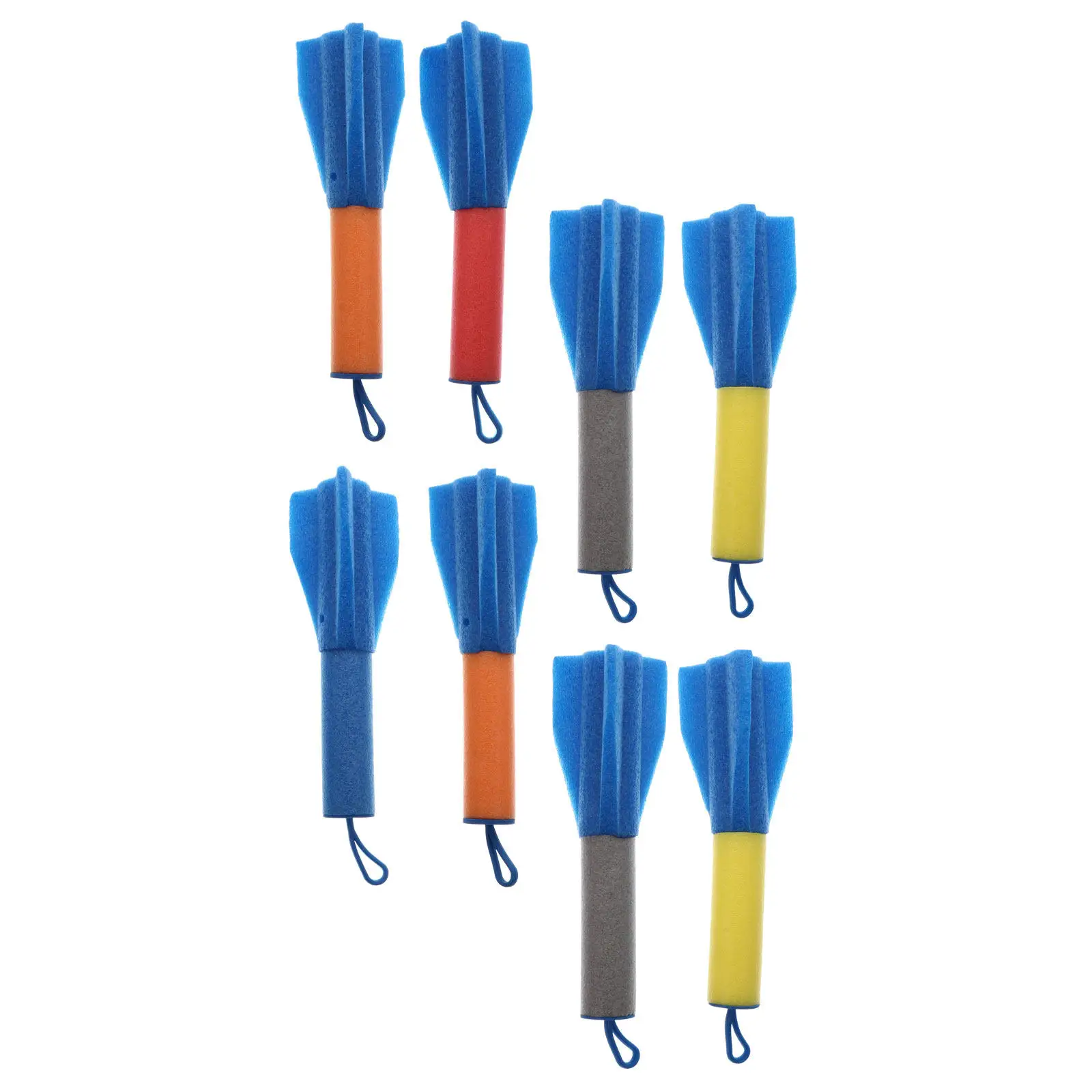 

8Pcs Finger Rockets Foam Launcher Safe Epe Educational Kids Plaything Early Development Gift