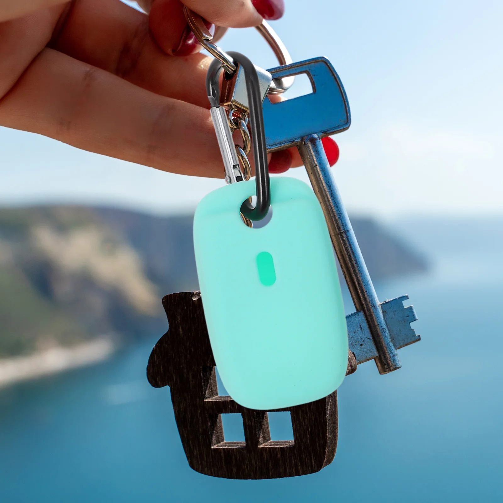 

4Pcs Silicone Tracer Cover Shockproof Sleeve Compatible with Tile Pro 2022 Stylish Portable Keychain Accessory