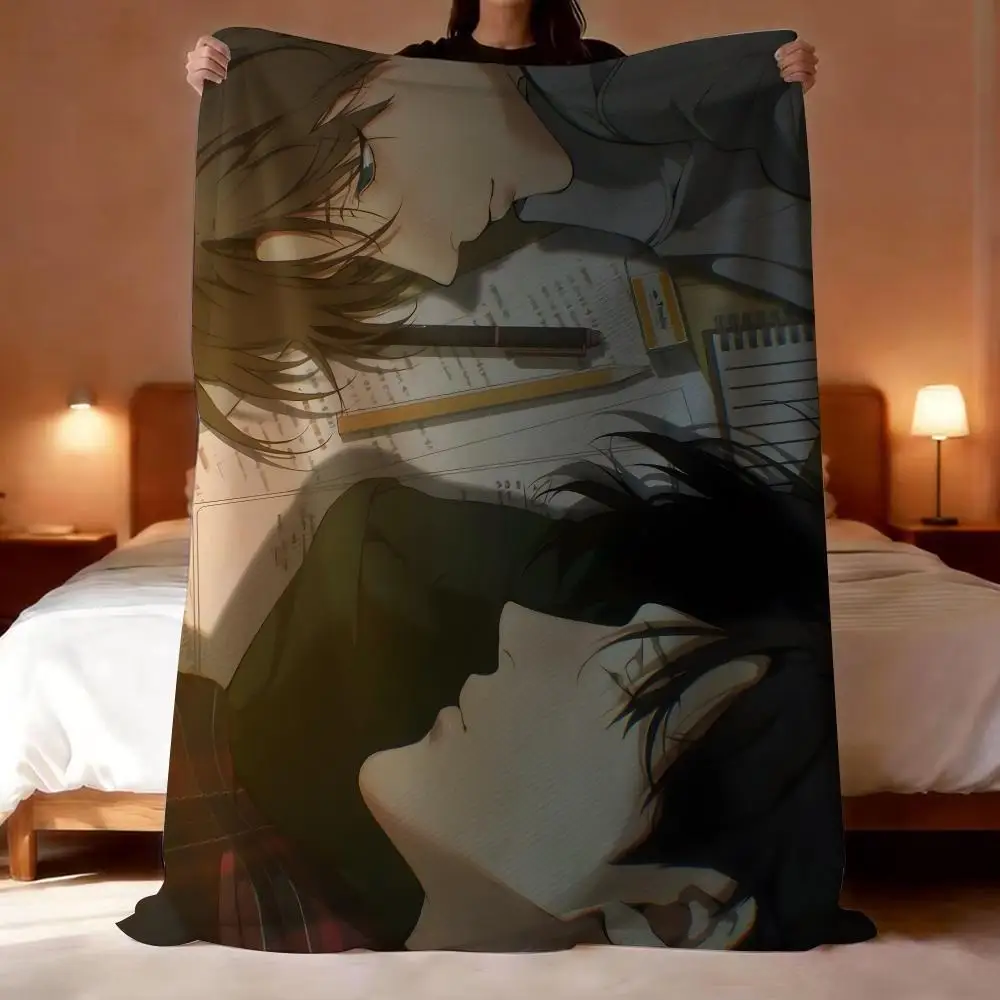 Webtoon Lost in the Cloud Throw Short Plush Throw Blanket Soft Skin-Friendly Multi-Scene Home Office