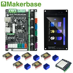 Makerbase-3Dプリンターコントロールボード,mks robin nano v1.2,32ビットマザーボード,tft35画面,tmc2209,ドライバーサポート,marlin2.0