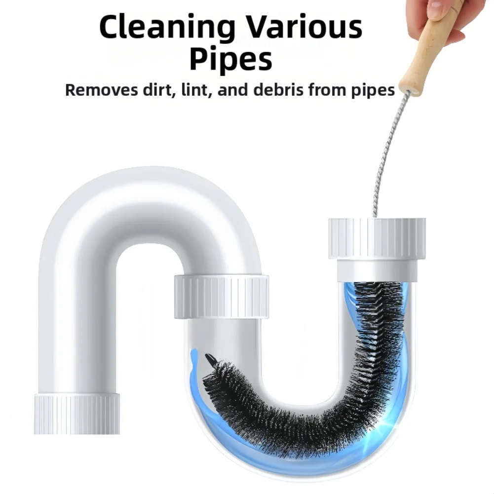 Radiator Brush with Flexible Wire and Scratch Resistant PP Bristles for Cleaning Radiators Air Conditioners and Vents