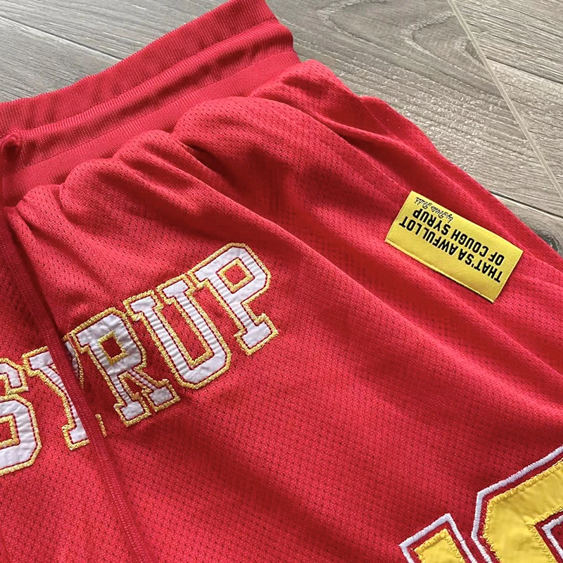 شورت كاجوال مطرز هذا حرف شخصي الاتجاه الأمريكي