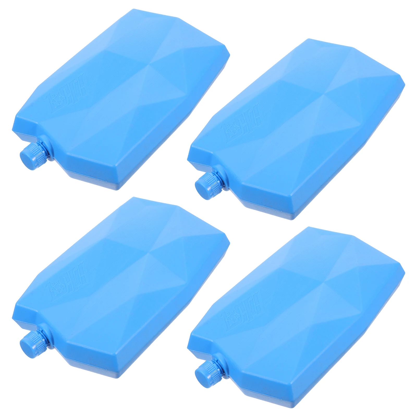 

4 Pcs Ice Storage Bin for Freezer Bag Cube Empty Camping Container Cooler Cooling Boxes