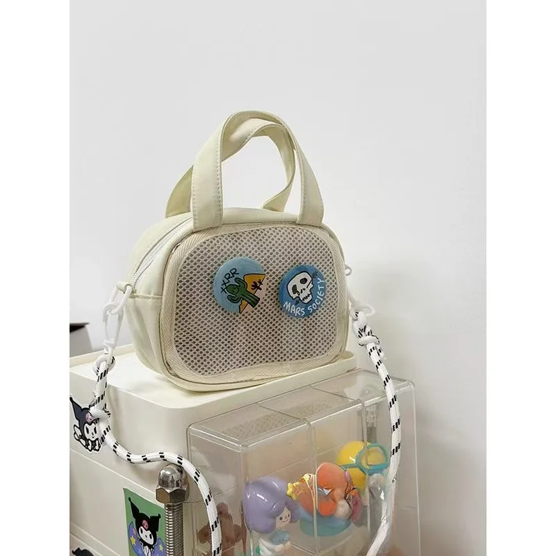 

New Japanese Style Doll Display Bag Clear DIY Decoration Pain Bag Cute Leisure Shoulder Bag