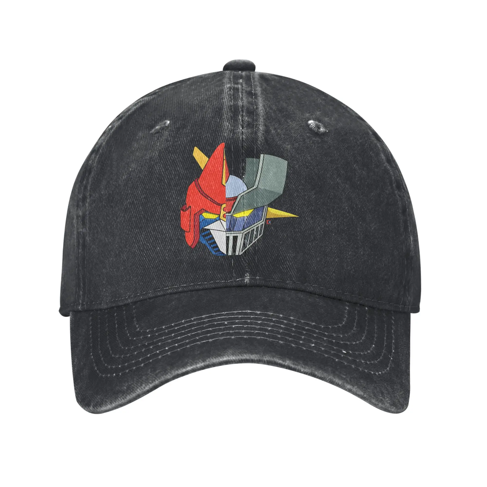 Gorras de Béisbol con Visera para Mujer, Color Puro, Estilo Dad Hat, Mazinger Z Voltes V, Gorra con Visera Mazinger Z