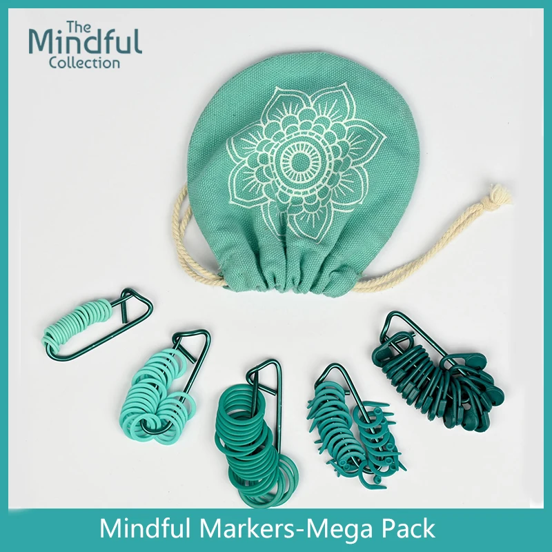 KNITTER'S PRIDE MINDFUL COLLECTION STITCH MARKER MEGA PACK OF 100