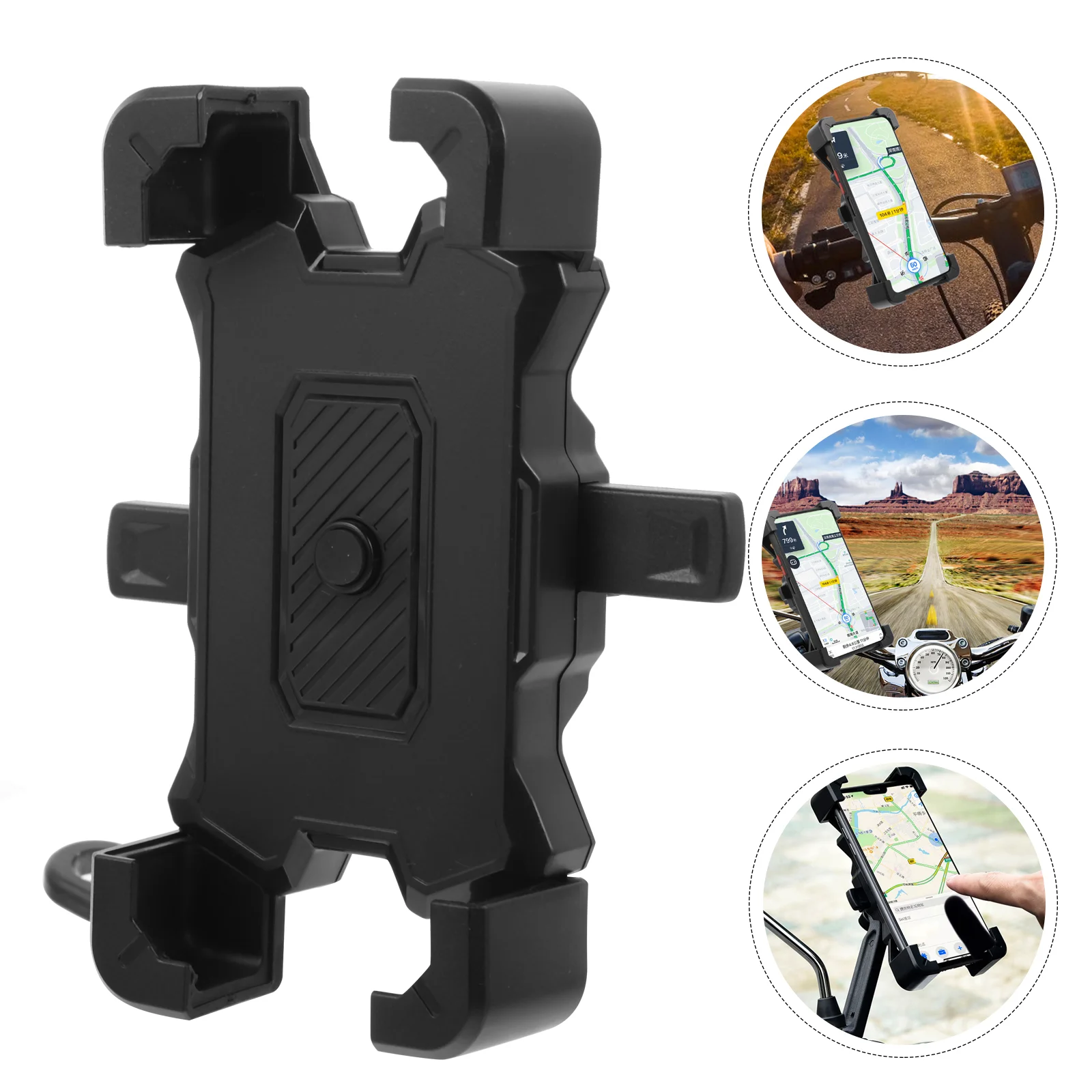 

Phone Stand Holder Mount Handlebar Holders for Riding MotorMotorcycle Mount Cellphone Adjustable Support PC Premium Abs