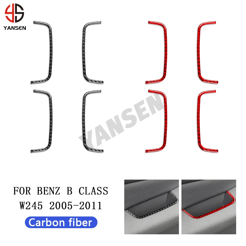 

Car Window Lift Control Button Panel Trim Cover Carbon Fiber Sticker For Mercedes Benz B-Class W245 2005-2011