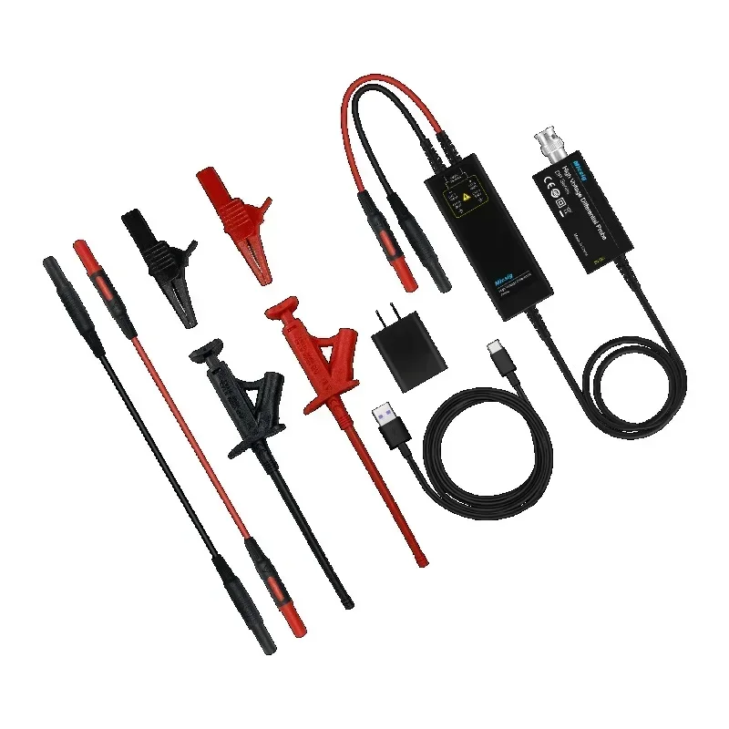 

DP Series Oscilloscope High Voltage Differential Probe DP700/DP1500/DP3000 Kit 100MHZ 100X/1000X Updated Version