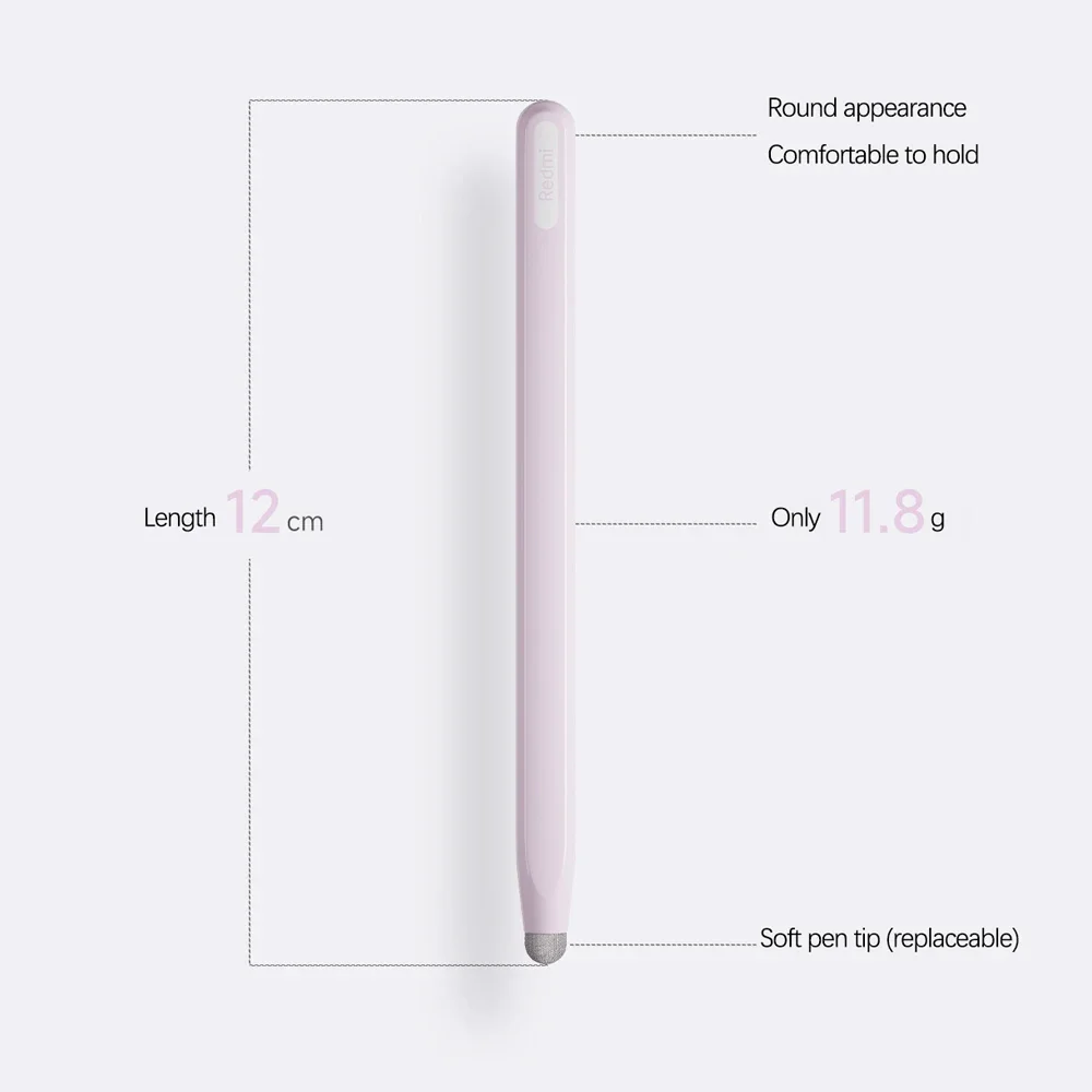 ปากกาสไตลัส Redmi Graffiti เหมาะสําหรับหน้าจอสัมผัสแบบ Capacitive ส่วนใหญ่ ปากกาแท็บเล็ต Soft Nibs แบบถอดเปลี่ยนได้