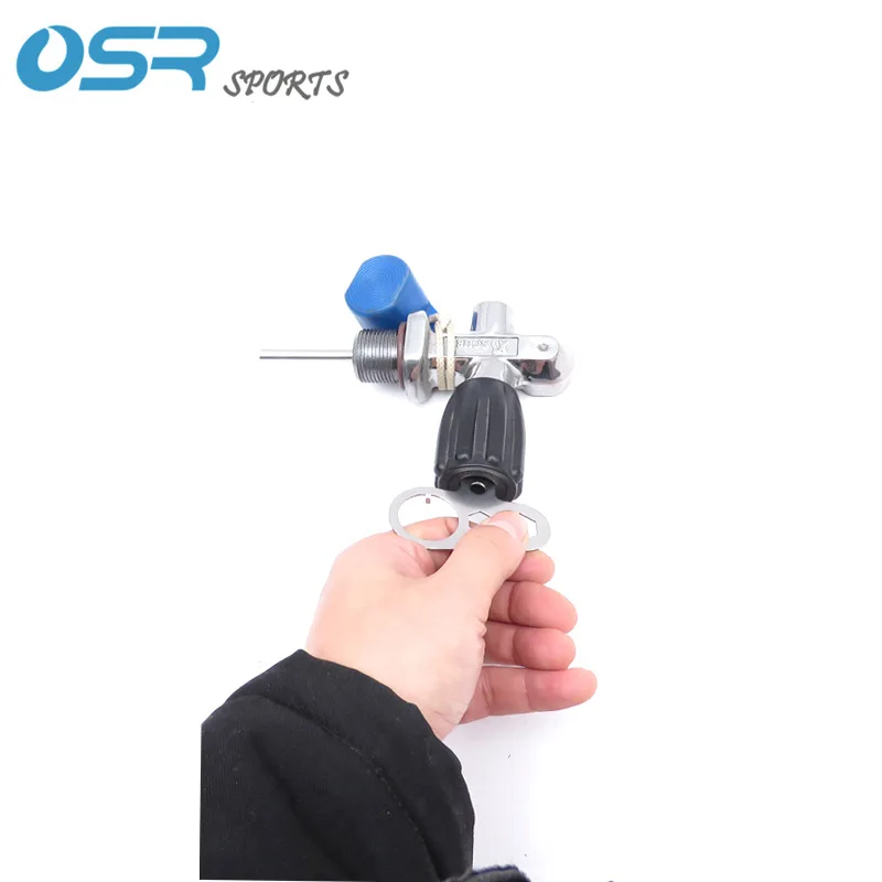 316 Stainless Steel Diving K Valve Cylinder Valve Repair Tool Sandblasting Electrolysis