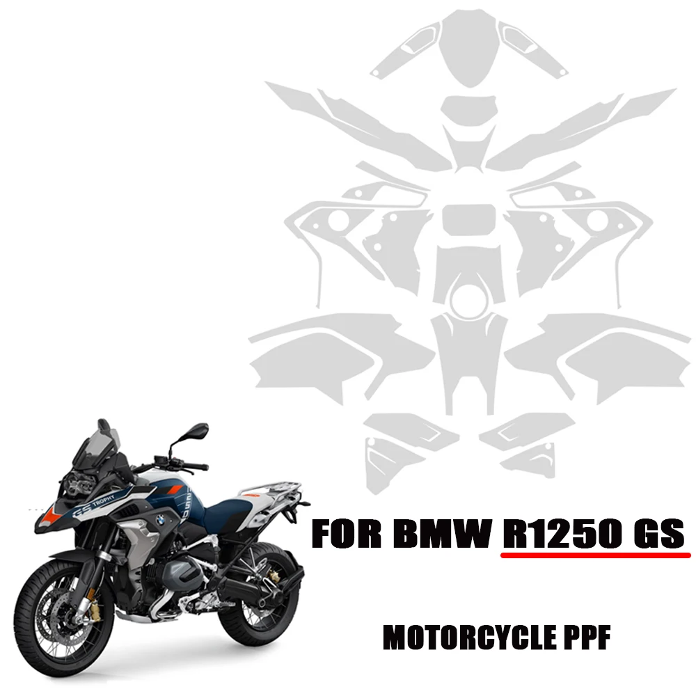 

Motorcycle Paint Protection GS 1250 Accessories For BMW R1250 GS PPF Complete Paint Film GS 1250 TPU Tank Paint Protection Fairi