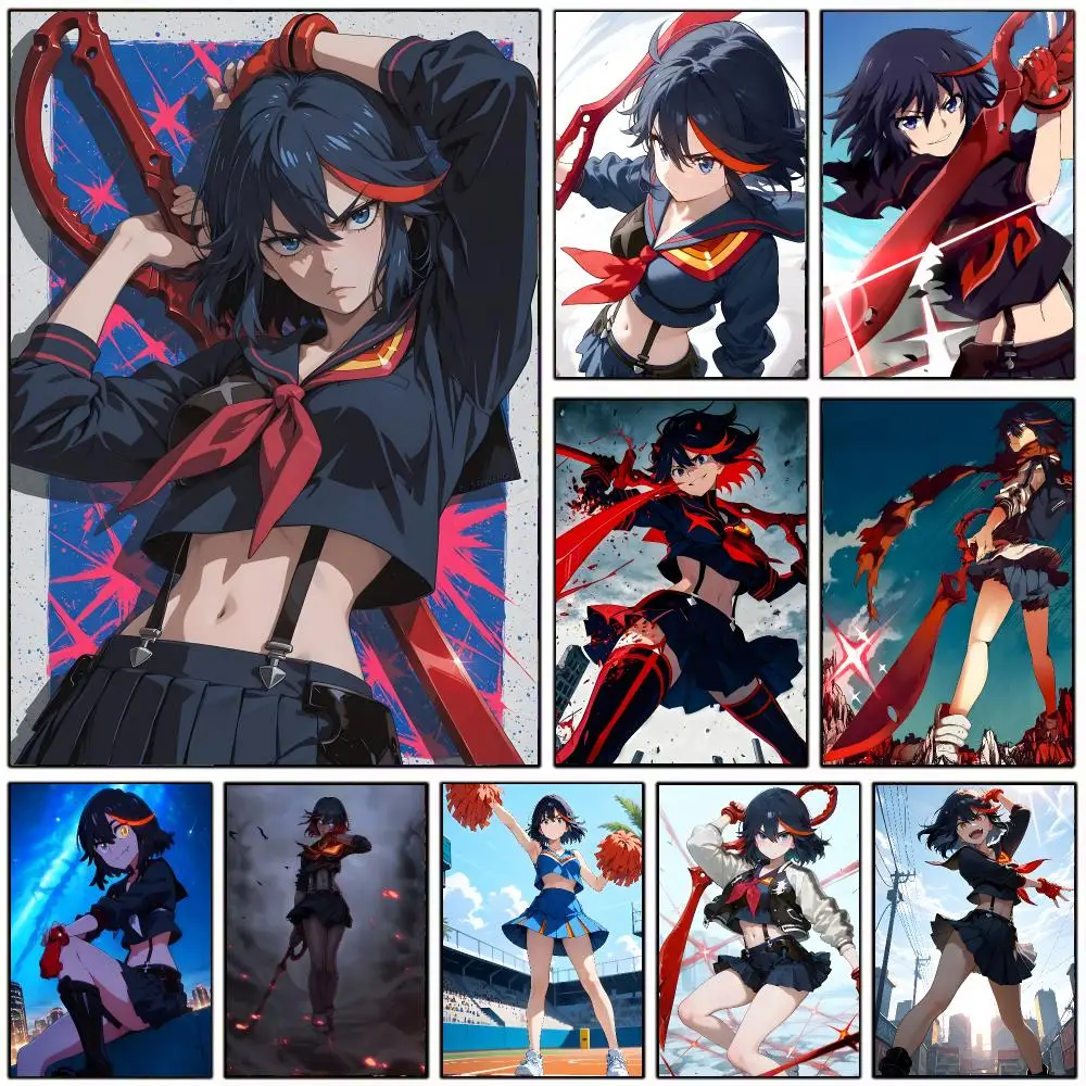 wild anime K-Kill la Kill Poster Modern Home Decoration Interior Design & Contemporary Wall Art Collection