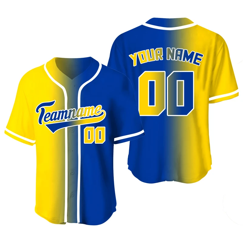 Custom Baseball Jerseys Men Shirt Sublimation Blanks Team/Name Baseball Training T-shirts Sports Uniform Man Plus Size Clothing